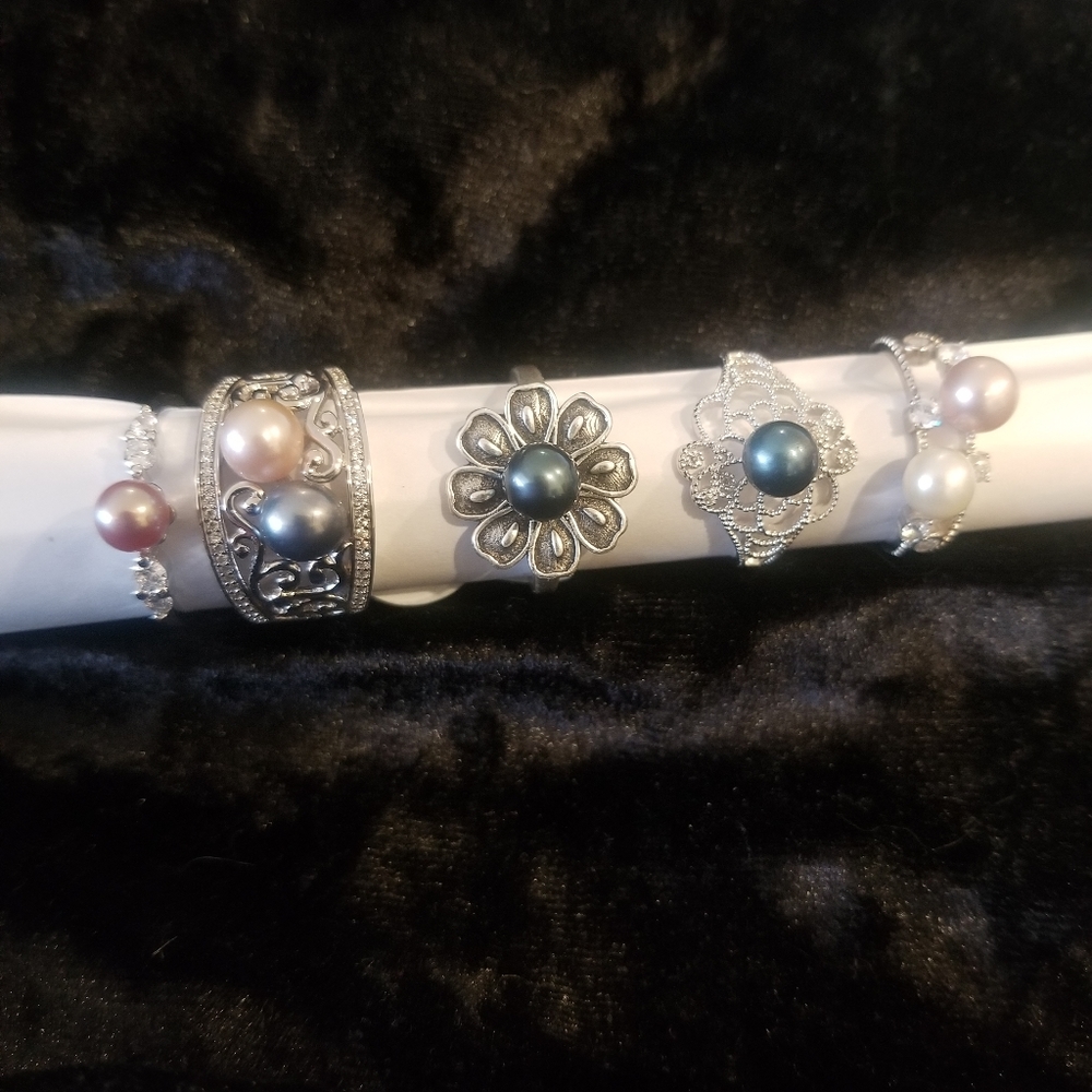 Vantel Pearls Ring bundle,  size 9